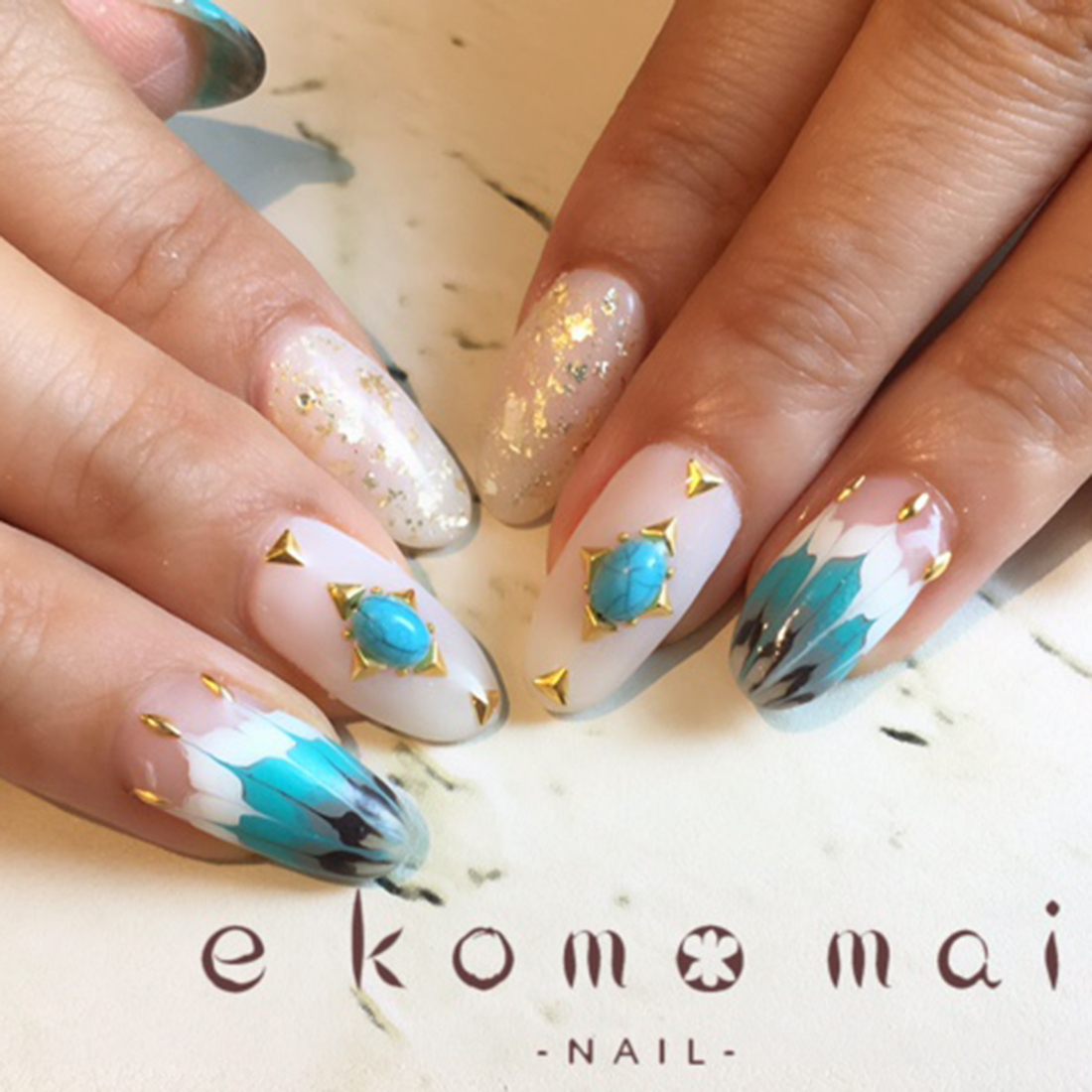 オリエンタルピーコック 溝の口ネイルサロン E Komo Mai エコモマイ オリエンタルピーコック 溝の口ネイルサロン E Komo Mai エコモマイ