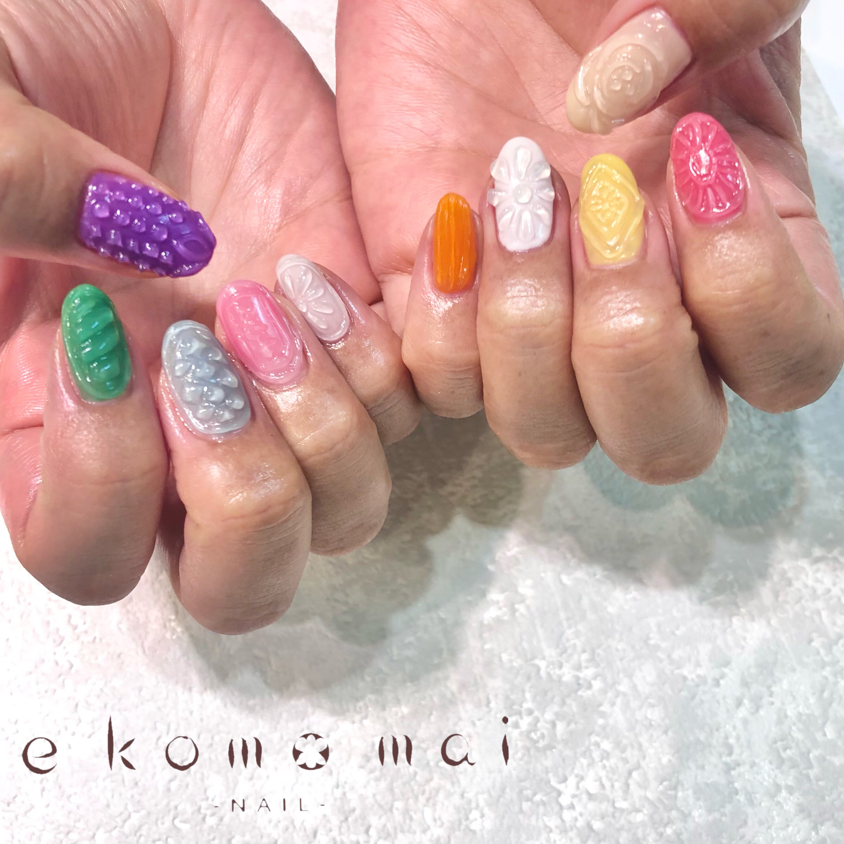 ドロップネイル 溝の口ネイルサロン E Komo Mai エコモマイ ドロップネイル 溝の口ネイルサロン E Komo Mai エコモマイ