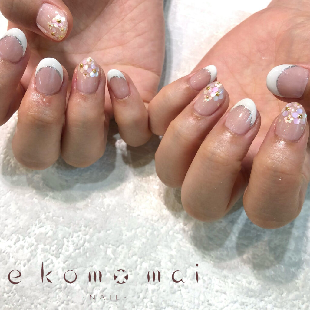 溝ノ口ネイルサロン ブライダルネイル 溝の口ネイルサロン E Komo Mai エコモマイ