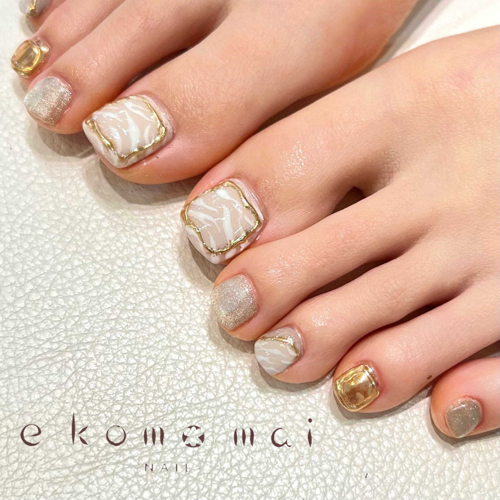 溝ノ口ネイルサロン フットネイル ニュアンスネイル 溝の口ネイルサロン E Komo Mai エコモマイ