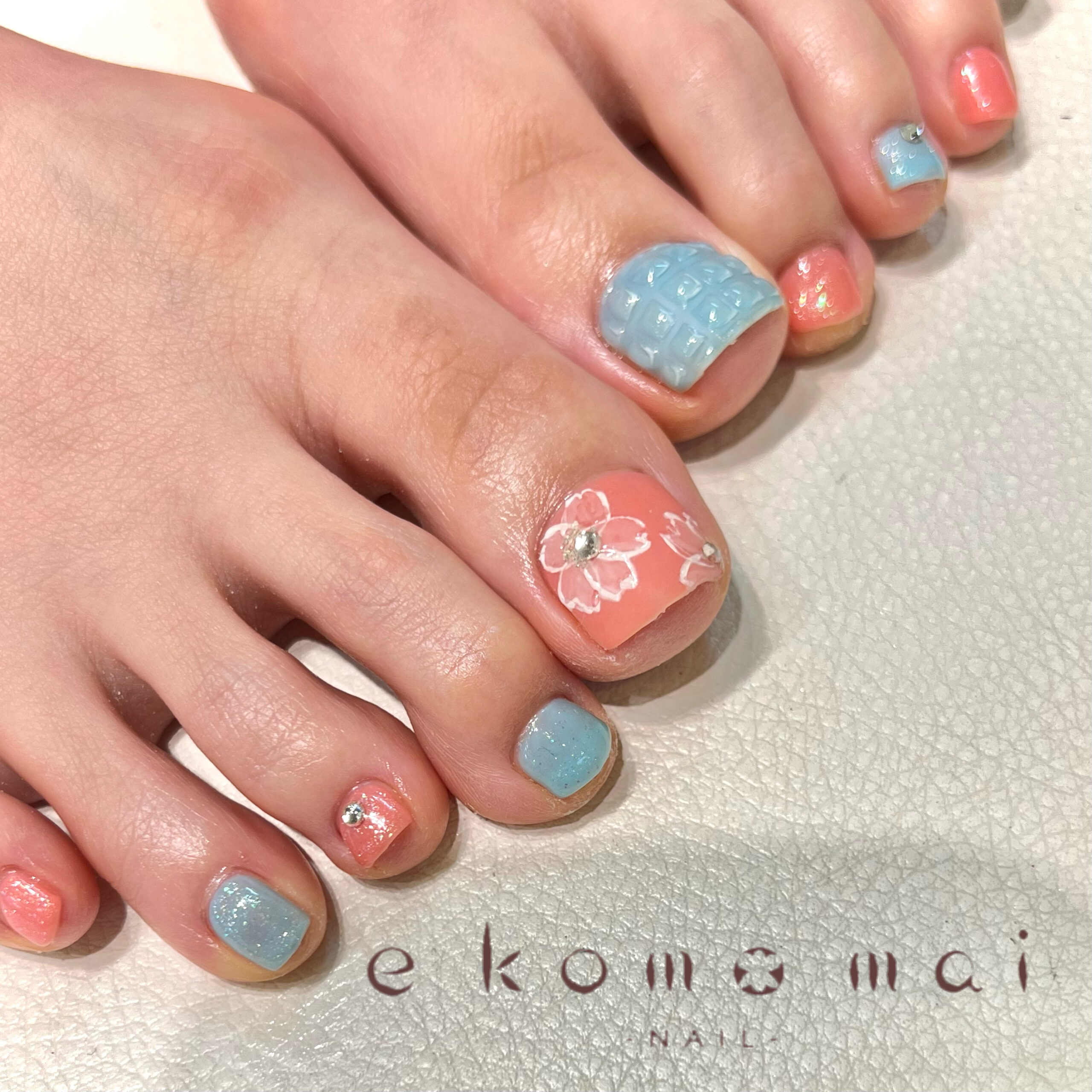 溝ノ口ネイルサロン 桜フットネイル 溝の口ネイルサロン E Komo Mai エコモマイ 溝ノ口ネイルサロン 桜フットネイル 溝の口ネイルサロン E Komo Mai エコモマイ