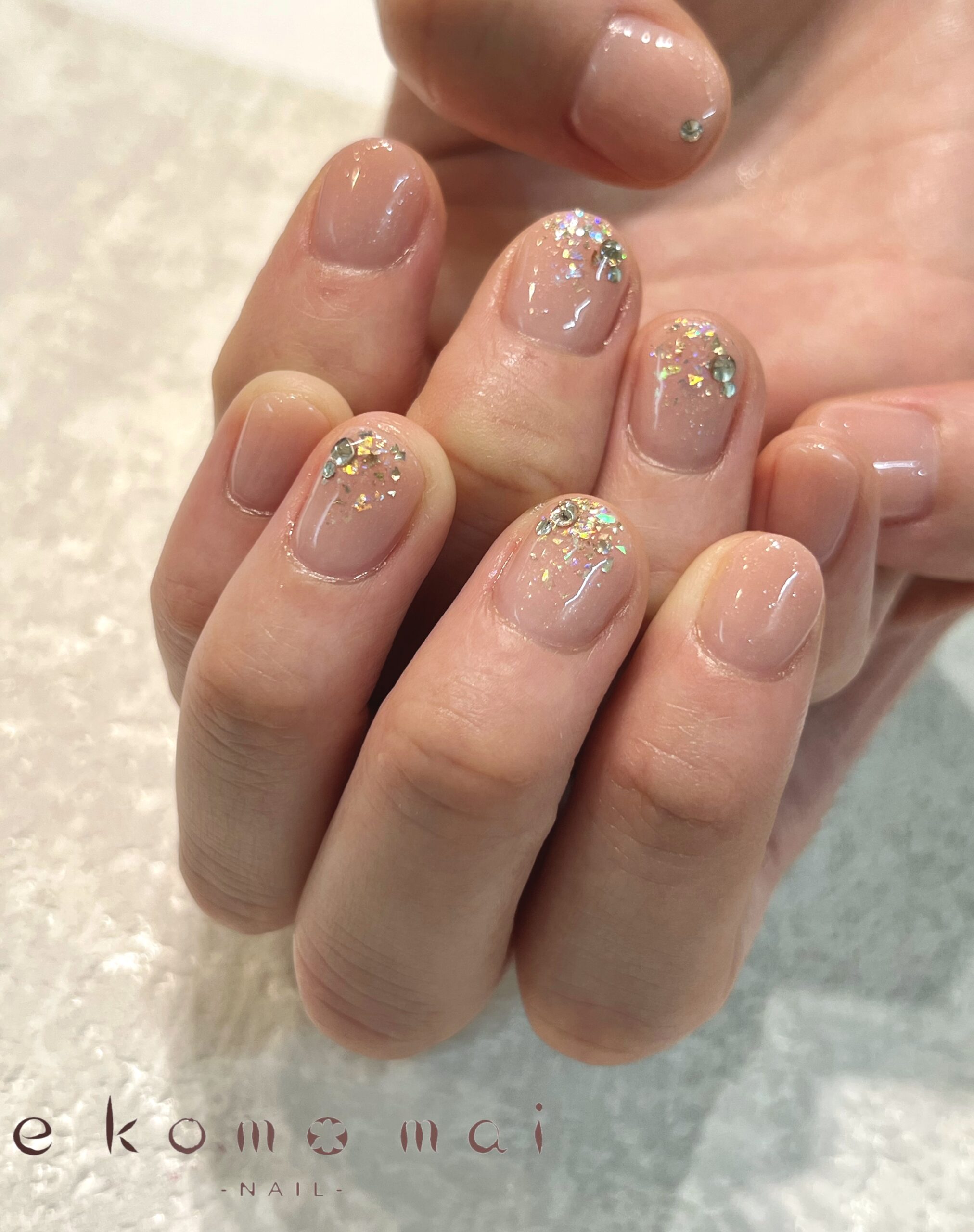 溝ノ口ネイルサロン シンプルネイル オフィスネイル 溝の口ネイルサロン E Komo Mai エコモマイ