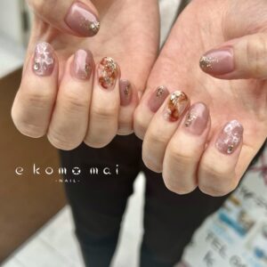 マーブルネイル 溝の口ネイルサロン E Komo Mai エコモマイ