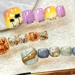 溝ノ口ネイルサロン　ニュアンスネイル　マグネットネイル　ミラーネイル　シェルネイル　キャンペーンネイル 秋ネイル フットネイル