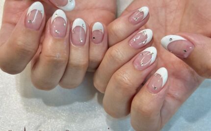 溝ノ口ネイルサロン　フレンチネイル　オフィスネイル シンプルネイル