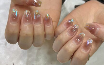 溝ノ口ネイルサロン　ニュアンスネイル　チークネイル　ストーンネイル　オフィスネイル　冬ネイル