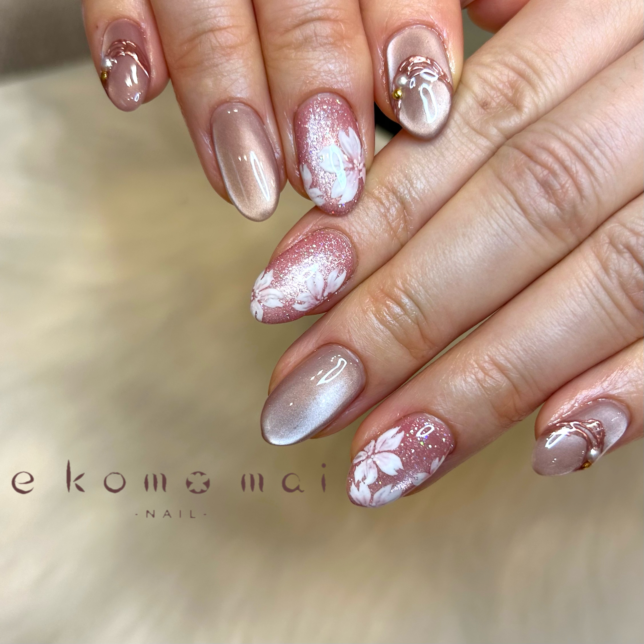 溝ノ口ネイルサロン/桜ネイル | 溝の口ネイルサロン e komo mai 