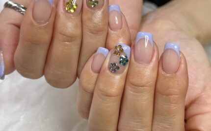 溝ノ口ネイルサロン　パラジェル　フィルイン　ネイル　マグネットネイル　オフィスネイル　シンプルネイル　 春ネイル