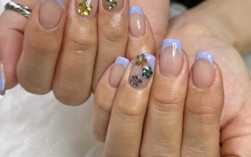 溝ノ口ネイルサロン　パラジェル　フィルイン　ネイル　マグネットネイル　オフィスネイル　シンプルネイル　 春ネイル