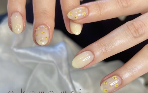 溝ノ口ネイルサロン　ニュアンスネイル　マグネットネイル　ミラーネイル　シェルネイル　シーズンネイル 夏ネイル