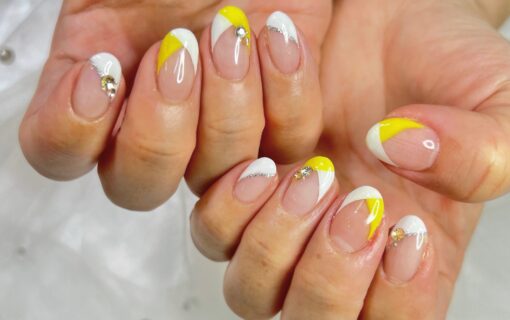 溝ノ口ネイルサロン　パラジェル　フィルイン　ネイル　マグネットネイル　オフィスネイル　シンプルネイル　 夏ネイル　オフィスネイル フレンチネイル