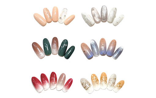 溝ノ口ネイルサロン　パラジェル　フィルイン　ネイル　 秋ネイル フレンチネイル 秋ネイル　ニュアンスネイル　アートネイル　ニュアンスネイル　スターネイル