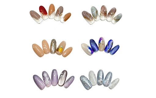 ルイン　ネイル　マグネットネイル　オフィスネイル　シンプルネイル　 秋ネイル　ミラーネイル フレンチネイル 冬ネイル