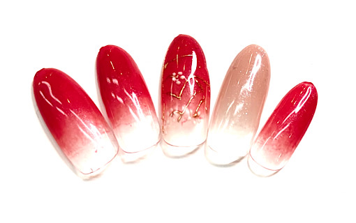 溝ノ口ネイルサロン　パラジェル　フィルイン　ネイル　 秋ネイル フレンチネイル 秋ネイル　ニュアンスネイル　アートネイル　ニュアンスネイル　和風ネイル　フラワーネイル 