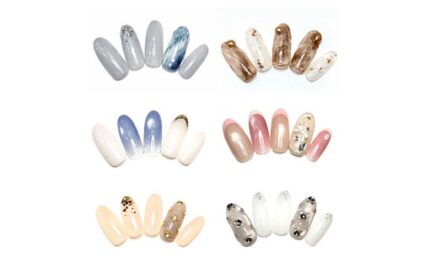 溝ノ口ネイルサロン　パラジェル　フィルイン　ネイル　マグネットネイル　オフィスネイル　シンプルネイル　　マグネットネイル フレンチネイル