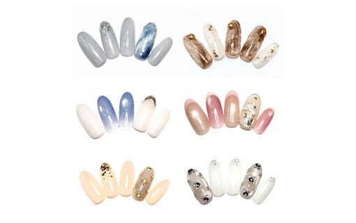 溝ノ口ネイルサロン　パラジェル　フィルイン　ネイル　マグネットネイル　オフィスネイル　シンプルネイル　　マグネットネイル フレンチネイル