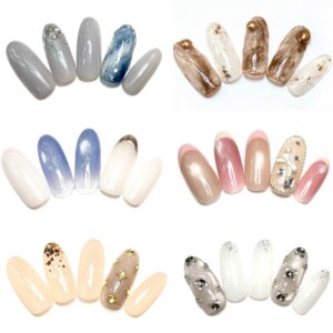 溝ノ口ネイルサロン　パラジェル　フィルイン　ネイル　マグネットネイル　オフィスネイル　シンプルネイル　　マグネットネイル フレンチネイル