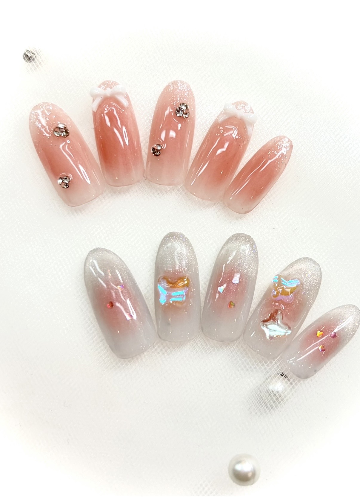 溝ノ口ネイルサロン　パラジェル　フィルイン　ネイル　 秋ネイル フレンチネイル 秋ネイル　ニュアンスネイル　アートネイル　ニュアンスネイル　チークネイル