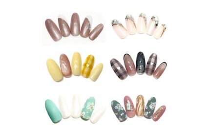 溝ノ口ネイルサロン　パラジェル　フィルイン　ネイル　マグネットネイル　オフィスネイル　シンプルネイル　　マグネットネイル フレンチネイル