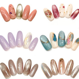 溝ノ口ネイルサロン　パラジェル　フィルイン　ネイル　マグネットネイル　オフィスネイル　シンプルネイル　　マグネットネイル フレンチネイル