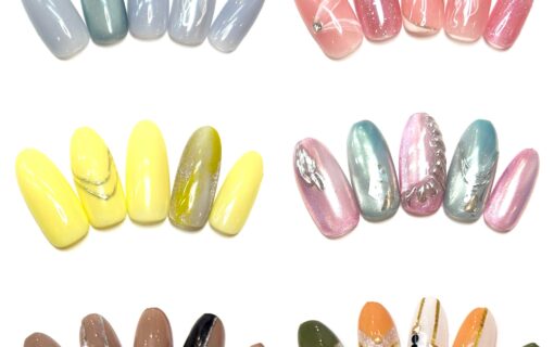 溝ノ口ネイルサロン　パラジェル　フィルイン　ネイル　マグネットネイル　オフィスネイル　シンプルネイル　　マグネットネイル フレンチネイル　キャンペーンネイル
