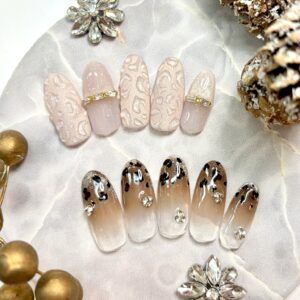 溝ノ口ネイルサロン　パラジェル　フィルイン　ネイル　マグネットネイル　オフィスネイル　シンプルネイル　　マグネットネイル 秋ネイル　
